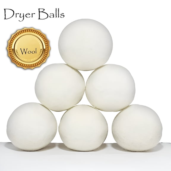 ACDANC Handmade Wool Dryer Balls, Natural Fabric Softener Alternative, Eco-Friendly Laundry Washing Ball for Clothes