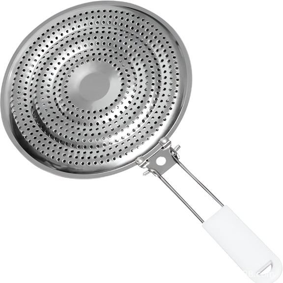 MISSMILE Heat Diffuser Reducer Flame Guard 8.25" with Handle,Stainless Steel