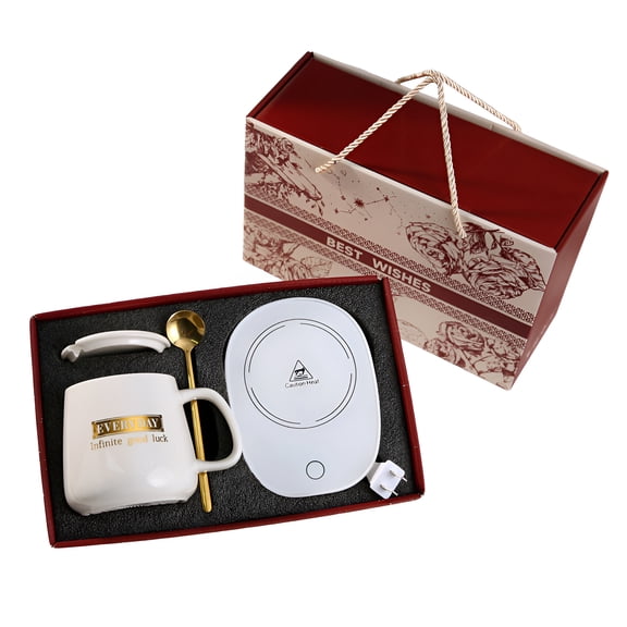 ACDANC Heated Coffee Mug,Warmth Arrives Self Heating Mug with Lid,Safe to Use Coffee Cup for Women and Men,Ordinary