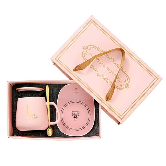 ACDANC Heated Coffee Mug,Warmth in Hands Self Heating Mug with Lid,Safe to Use Coffee Cup for Women and Men,Reinforced