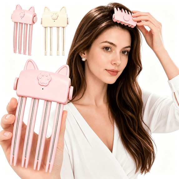 Fine Roots Inmage ACDANC Heated Hair Volume Clip,Electric Volumizing Hair Clips for Bangs ...
