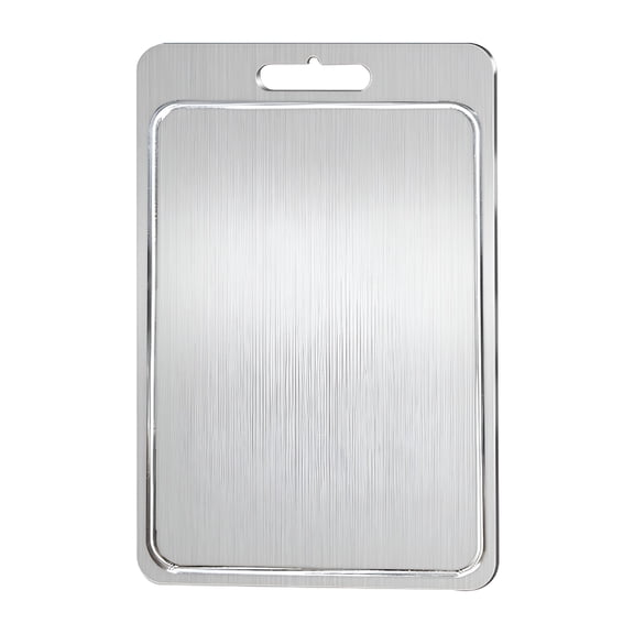ACDANC Heavy Duty Chopping Board Titanium Cutting Board,Stainless Steel 2mm Cutting Boards Cutting Edge Hygiene and Durability,Stainless Non Stick Chopping Board