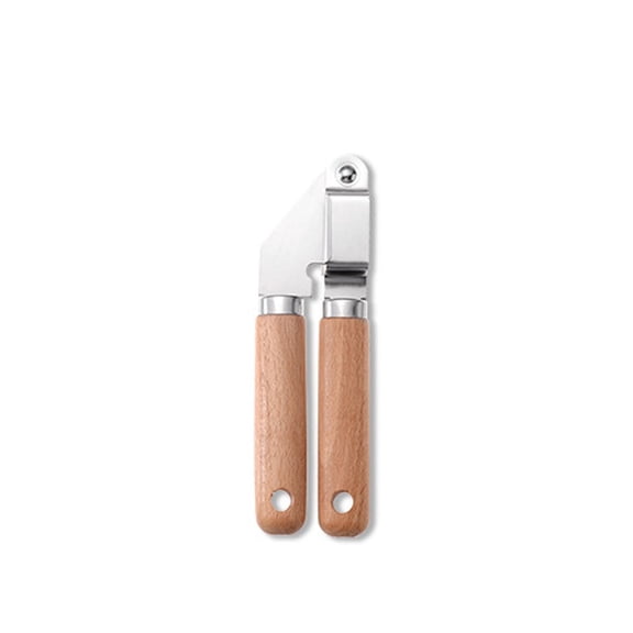 ACDANC Heavy Duty Garlic Press Stainless Steel | Reinforced Beechwood H&Le-Garlic Mincer & Crusher-Kitchen Tools for Garlic,Ginger & Fresh Herbs | Beechwood & Stainless Steel Collection