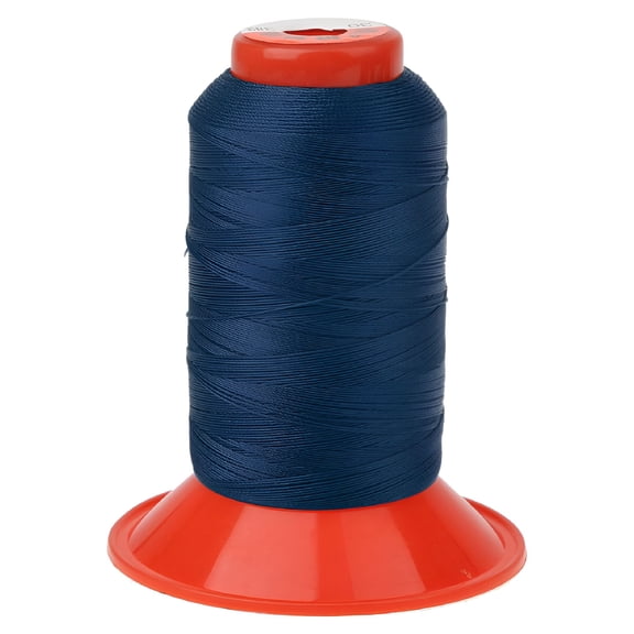ACDANC Heavy Duty Nylon Sewing Threads Spool 500 Meters for Upholstery,Outdoor,Drapery,Beading Dark Blue