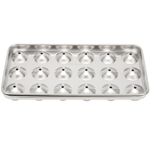 ACDANC Heavy Duty Stainless Steel Ice Cube Trays,Cool Without Dilution for Your Refreshing Moments