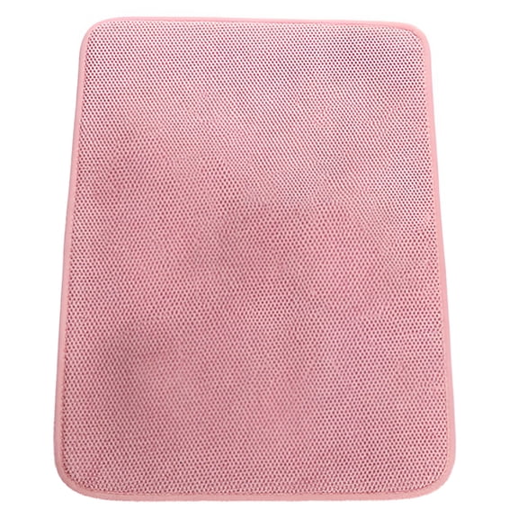ACDANC Home Absorbent,Reversible Microfiber Jumbo Dish Drying Mat for Kitchen,Pink