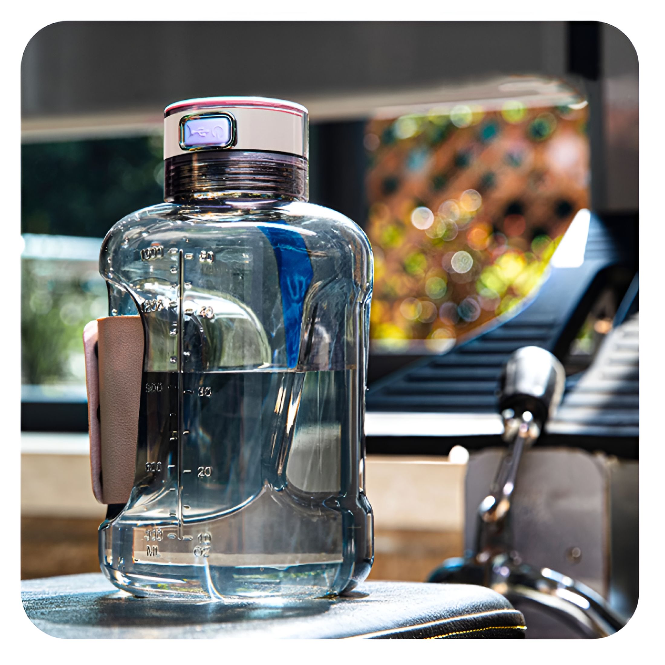 ACDANC Hydrogen Bottle 1500 ml Clear Sports Bottle - Walmart.com