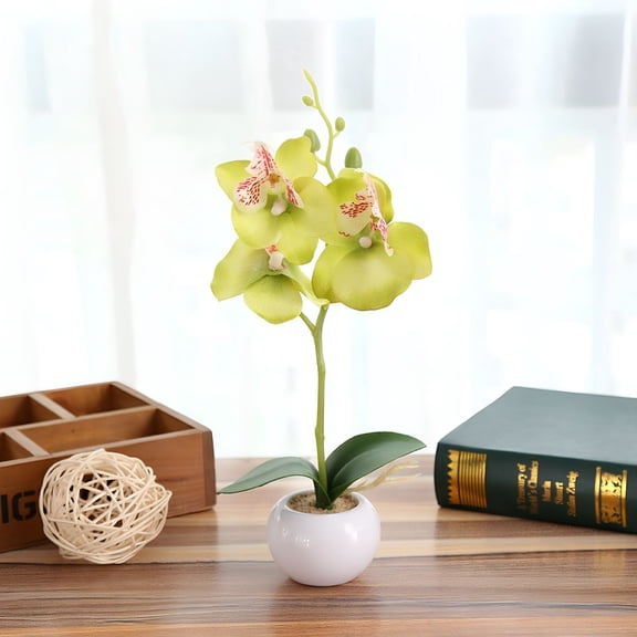 ACDANC Indoor Butterfly Orchid Bonsai - Simulated Plant,Perfect for Tranquil Home Decor