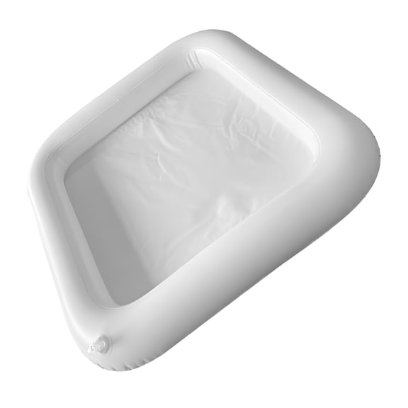 ACDANC Inflatable Ice Serving Bars 1Set for Pool Party Food and Drink Holding in White PVC Material