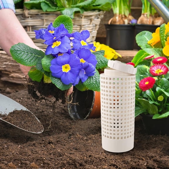 ACDANC Inground Farm Composter, Outdoor In-Ground Compost Bin for Raised Garden Beds and Yards, Organic Waste Decomposer 2 Gallons(3Pcs)