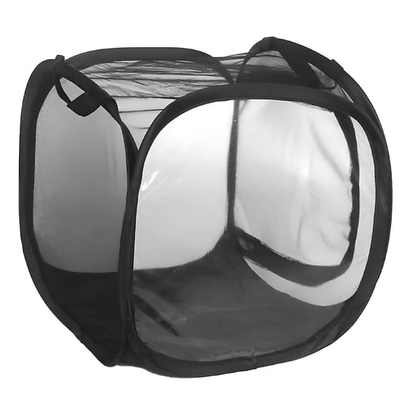 ACDANC Insect And Butterfly Habitat Cage Portable Insect Mesh Net, Black