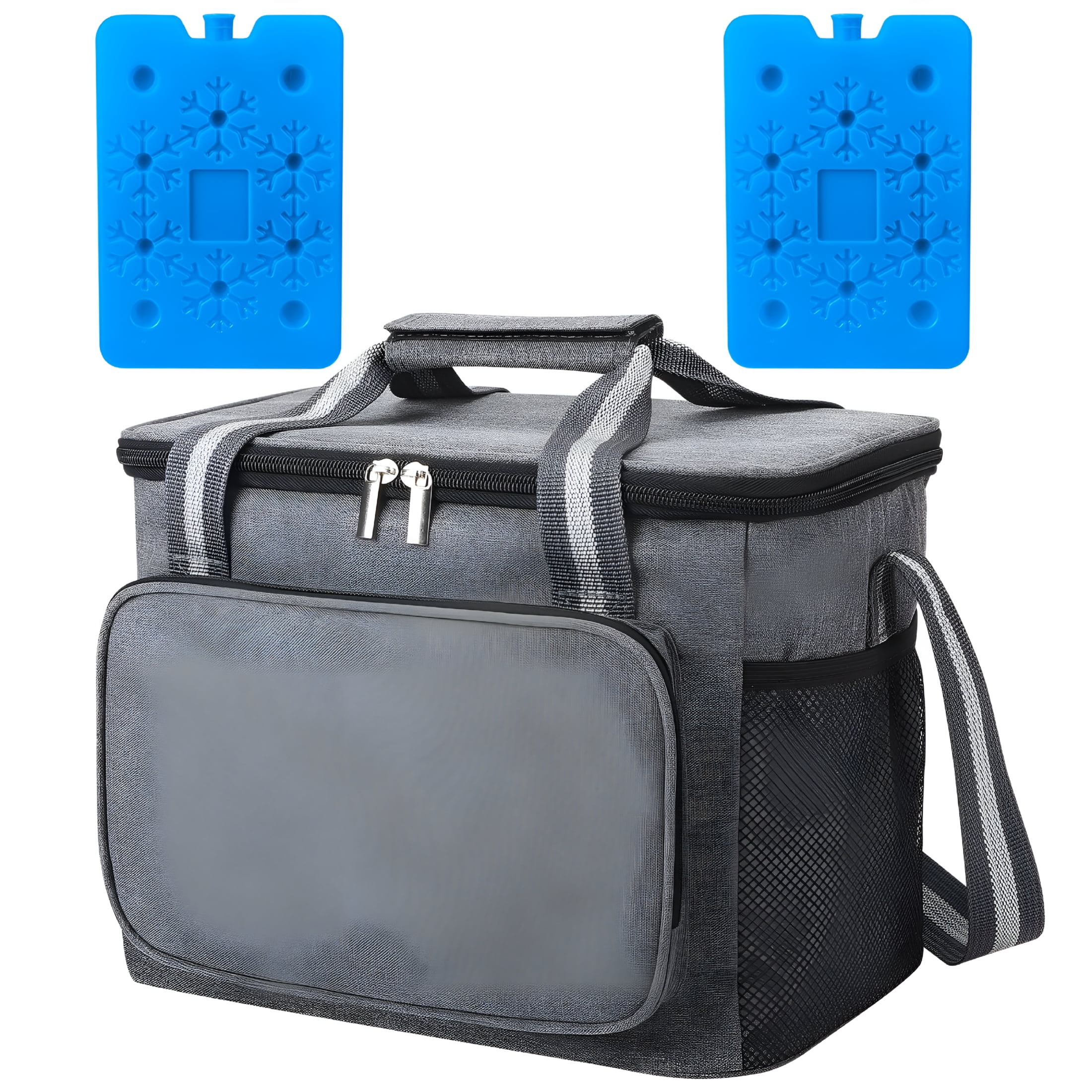 ACDANC Insulated Lunch Box with Ice Pack,15L Cooler Lunch Box for Work ...
