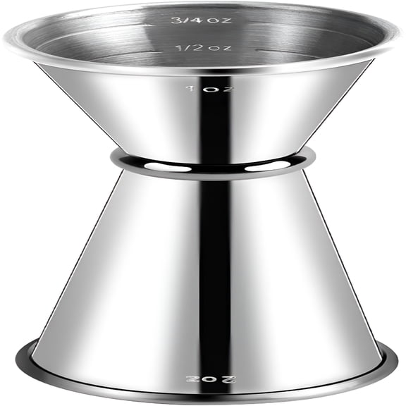 ACDANC Jigger for Bartending,Double Cocktail Jigger 304 Stainless Steel Jigger 2 Oz 1 Oz with Measurements Inside