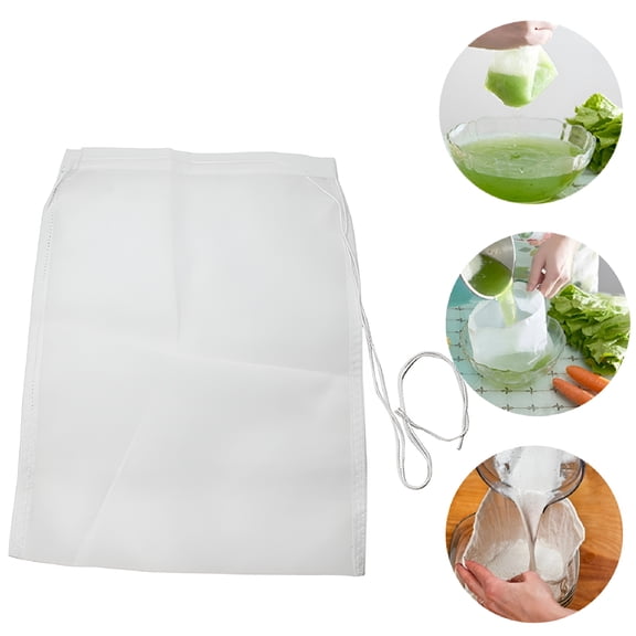ACDANC Kava Strainer Bag,Fine Mesh Nylon With Drawstring Closure,Heavy Duty Reusable For Safe Multi-purpose Use In Your Kitchen