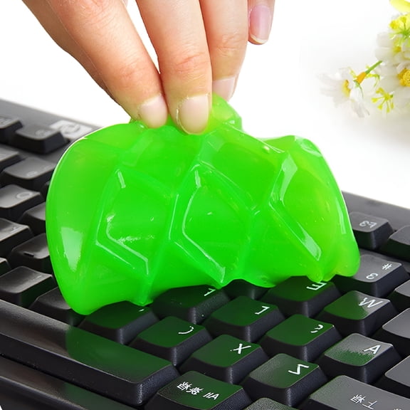 ACDANC Keyboard Cleaning Gel for Computer Laptop Phone, Car Air Vent Detailing Dust Remover, Non-Toxic Soft Gel Cleaner for Hard to Reach Areas, Home Office Electronics
