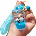 thumbnail image 1 of ACDANC Keychain Animal Liquid Floating Keychains Backpack Pendant Charm Wristlet Key Ring for Girl Women, 1 of 4