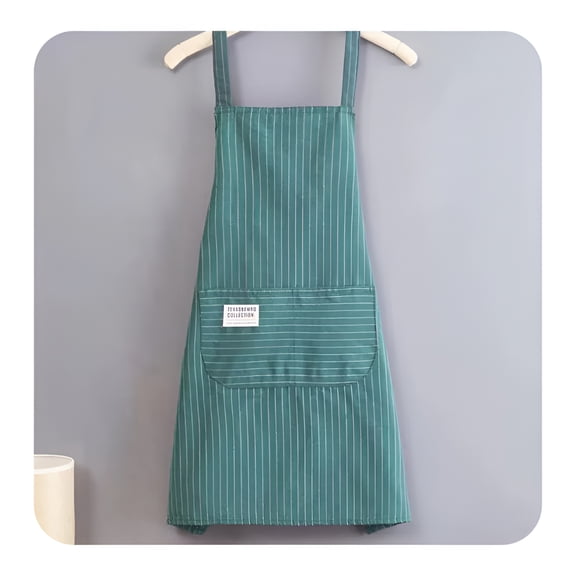ACDANC Kitchen Cooking Aprons,Adjustable Bib Soft Chef Apron with Pockets for Men Women kitchen aprons(Stripes)