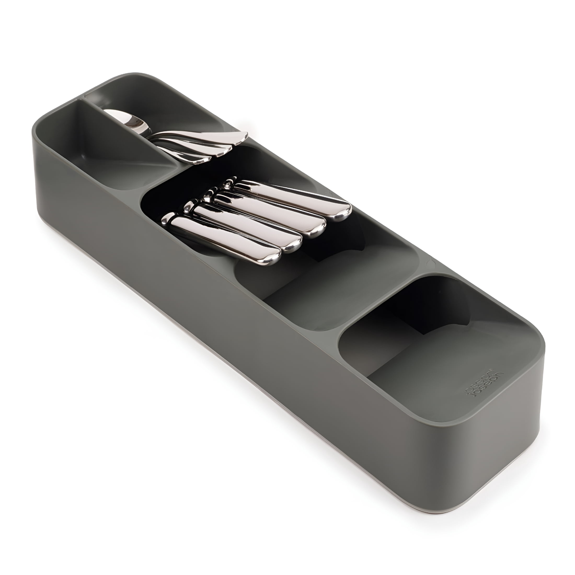 ACDANC Kitchen Drawer Organizer for Cutlery,Silverware Utensils – Multi-Section,Space-Saving Storage with Icons for Easy Identification – Maximize Drawer Storage