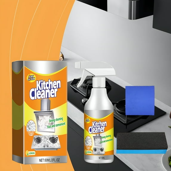 ACDANC Kitchen Foam Cleaner,Stove Splash Foam Spray Cleaner,Multipurpose Handheld Kitchen Spray Degreaser for Stoves,Ovens,Kitchenware