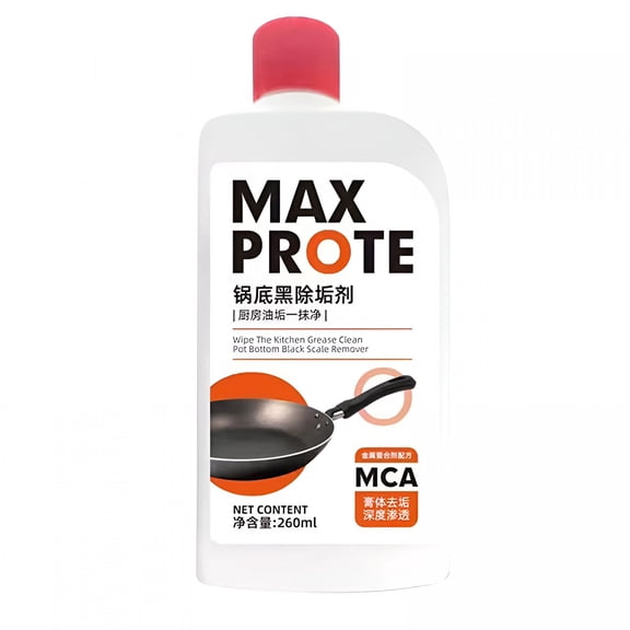 ACDANC Kitchen Magic Cleaner Gel, Burnt Food & Grease Remover for Stubborn Stains on Pots, Pans & Stainless Steel, No Scrubbing Required, Safe for Cooktops, Ovens & Appliances, 260ml