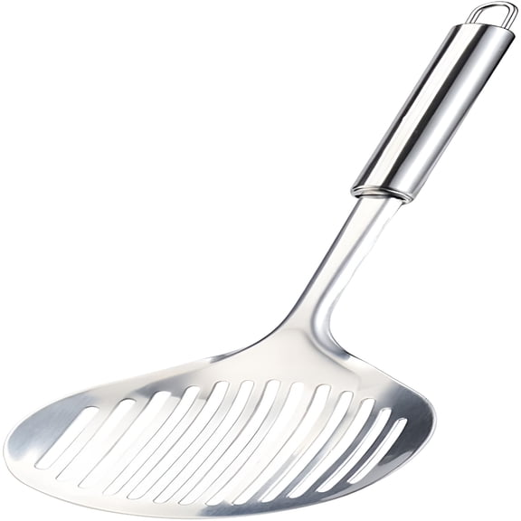 ACDANC Kitchen Multi Kitchen Utensil Stainless Steel Cooking Skimmer Slotted Fish Turner Spatula Spoon Colander Drain Water Filter Spoon Hot Pot Scoop Comfortable Grip Design Strainer Ladle
