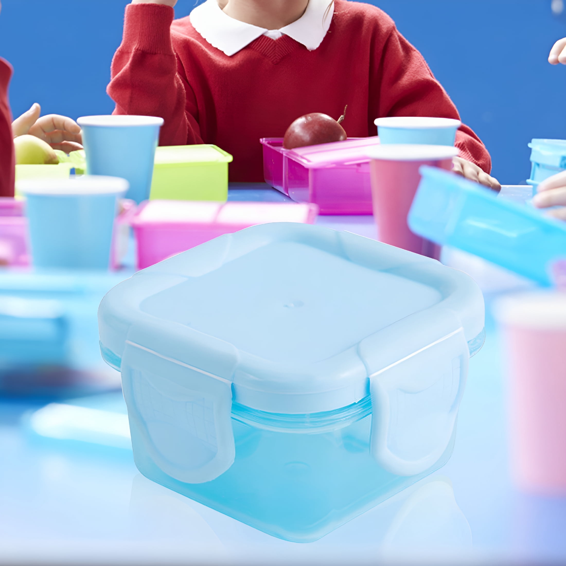 Breakfast Container Child ACDANC Kitchen Storage,Plastic Food Storage Containers with Lids Small ...