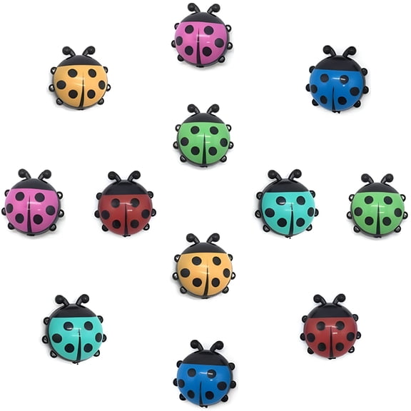 HBMYN Ladybug Refrigerator Magnets Kitchen Office for WhiteboardandDry Erase BoardCute