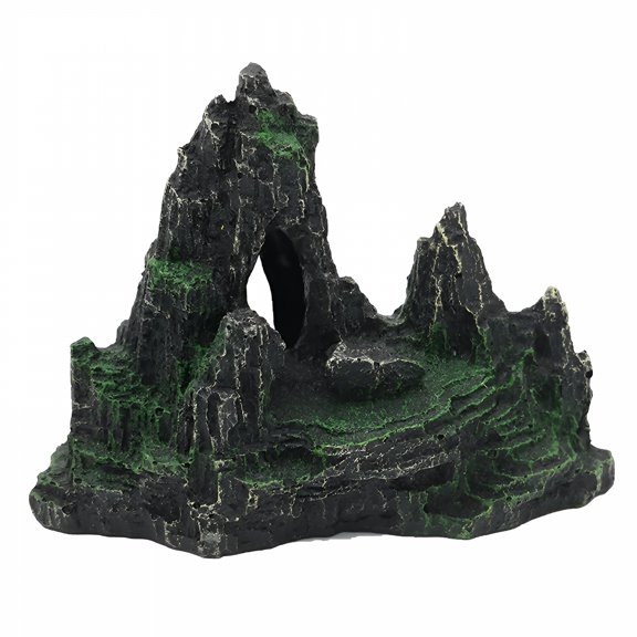 ACDANC 2026 New Large Aquarium Mountain View Stone Ornament, Tree Rock Cave Betta Accessories Fish Hiding Cave for Fish Tank Decoration,Aquarium Cave