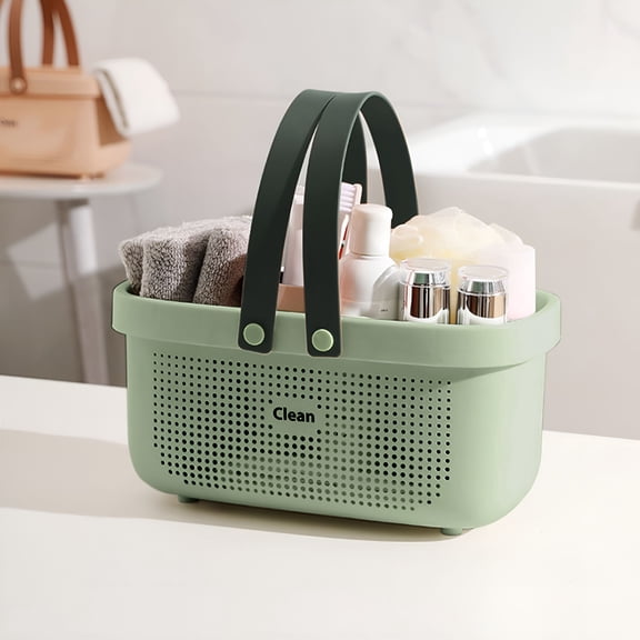 ACDANC Large Capacity Bath Shower Basket,Portable Storage Caddy,Waterproof and Durable Shower Organizer,Ideal for Bath Essentials,Hanging Shower Storage Basket for Home and Travel Use