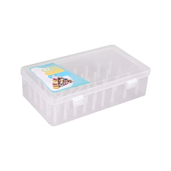 ACDANC Large Capacity Sewing Thread Holder for Spools of Thread Fishing Line Sorting Box Empty Thread Storage Box Sewing Yarn Spools Container Storage Case