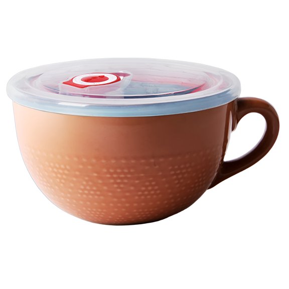ACDANC Large Coffee Mug,Microwave-Safe Soup Bowls with Handles,Holds Matcha Tea Cups,Lid Model,700Ml