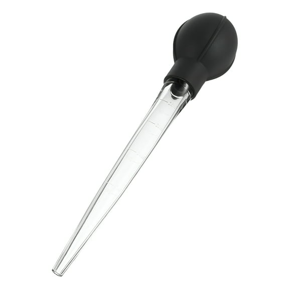 ACDANC Large Pipette with Scale Plastic Dropper Measuring Tube Kitchen Baking Tool (Black Grey)