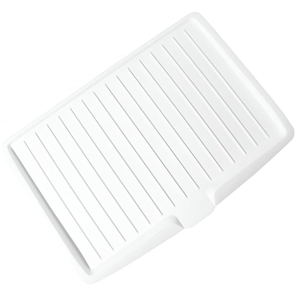 ACDANC Large Rectangular Dish Drying Tray,17.5" Multi-Functional Kitchen Drainer Board for Dishes,Fruits and Vegetables,Modern Minimalist Plastic Cutlery Drying Rack