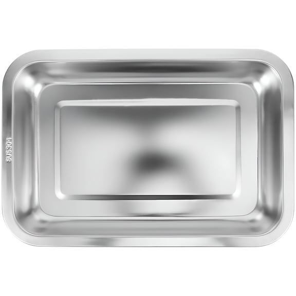 ACDANC Large Stainless Steel Cat Litter Box, Open Top Metal Litter Pan, Durable & Odor-Resistant Pet Tray for Household