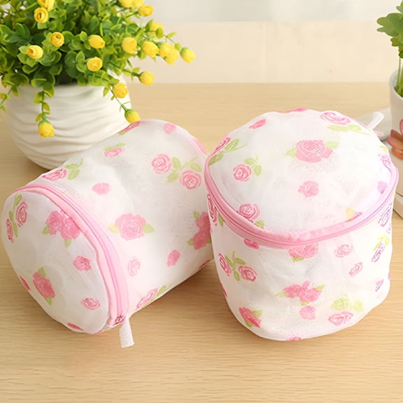 ACDANC Laundry Bag for Bras,Bra Washer Protector,Wash Bag for Lingerie and Delicates with Auto Lock Design Zipper,1 Pc Bra Laundry Bag Mesh Net Wash Basket Washing Storage Bag