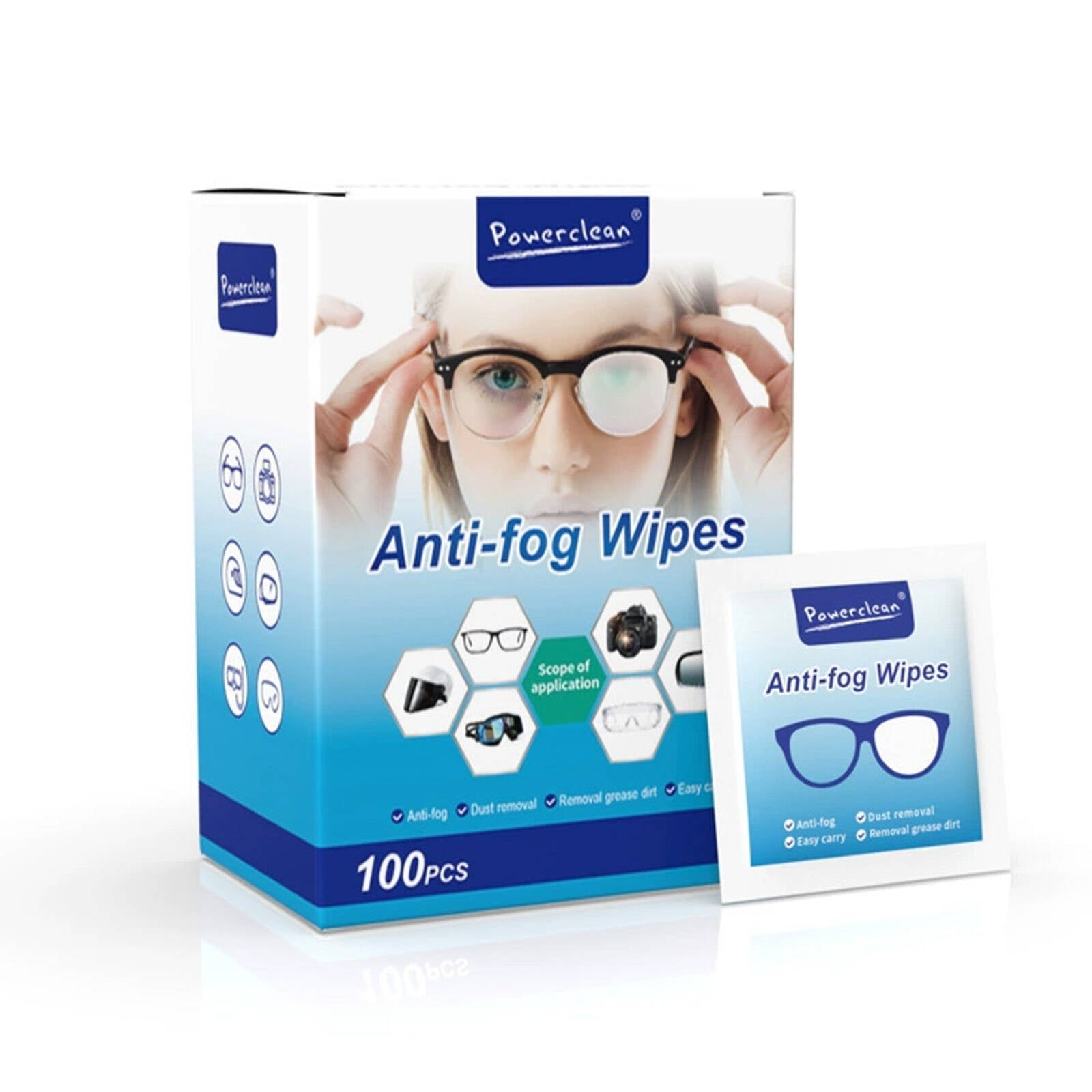 Glasses Wipes Lens Cleaner- 320 Pre-Moistened Individual Wrapped Eye Glasses Cleaning Wipes | Glasses Cleaner Safely Cleans Glasses, Sunglasses, Phone Screen, Electronics & Camera Lens