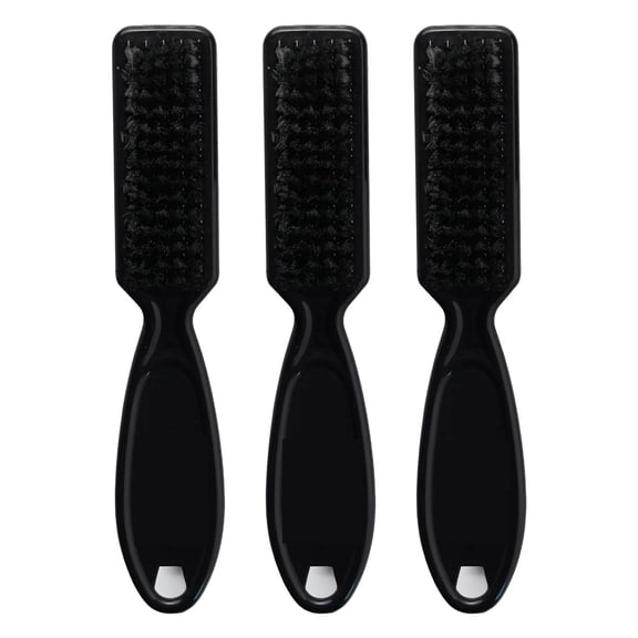 ACDANC Level 3 Fade Brush Set-Barber Brush Kit for Fades and Lineups-Essential Barber Tool-3 Pc Fade Brush