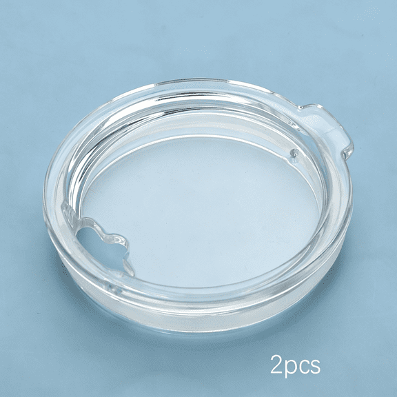 ACDANC Lid Replacement with Straw Hole for 20Oz Tumbler - Lid Fits 10, 16, 20 Oz Tumblers, 15 Oz Coffee Mug, 20Oz Pilsner - Durable Travel Mug Replacement Cap (2 Pack)