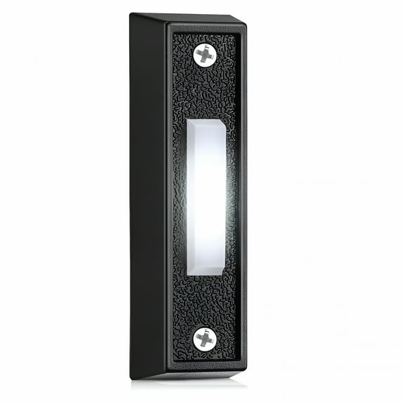 ACDANC Lighted Doorbell Button Wired Door Bell Push Buttons Led Door Chime Wall Mounted