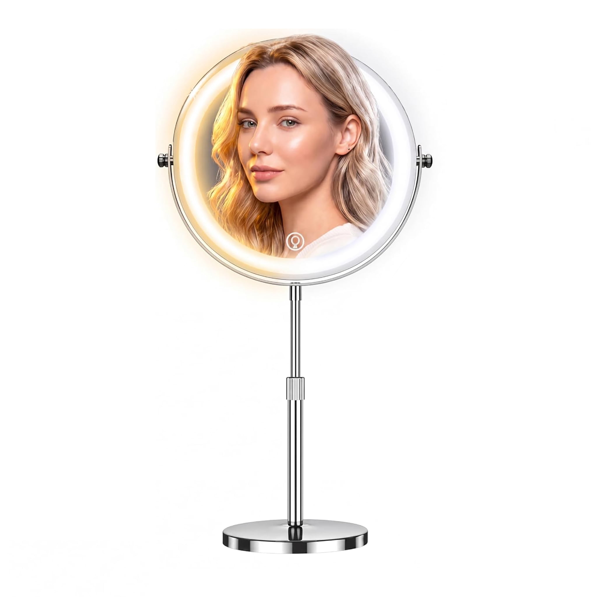 ACDANC Lighted Makeup Mirror, 20X Double-Sided Magnifying Vanity Mirror ...
