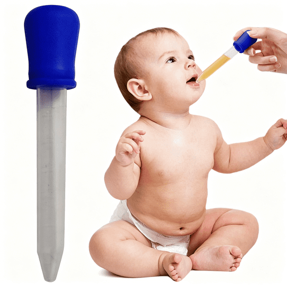 ACDANC Liquid Droppers Silicone Medicine Dropper for Feeding,Reduce Mess,Easy Way to Orally Administer Medication,5Ml