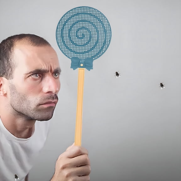 ACDANC Long Handle Extra Thick Swatter Fly Eliminator Tool (1Pc) One Size