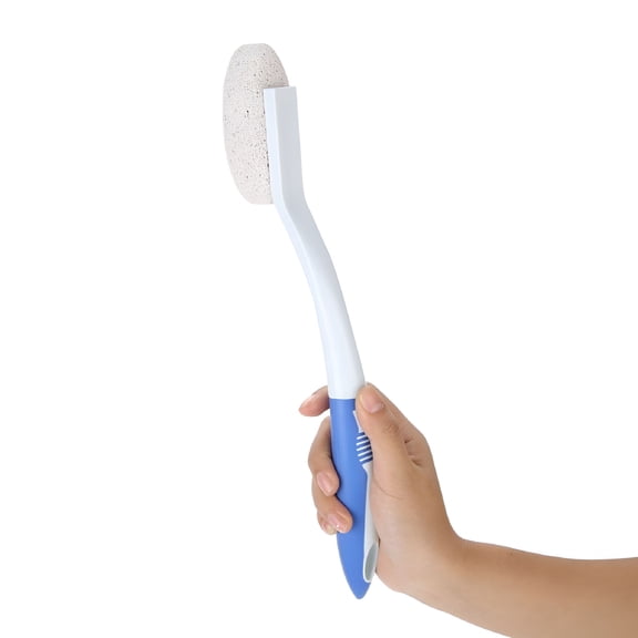 ACDANC Long Handle Remove Dead Skin Cutin Foot Rasp File Foot Brush with Scrubbing Pumice Stone Foot Massage Cleaner for Wet Dry Feet Beauty Foot Care Tool