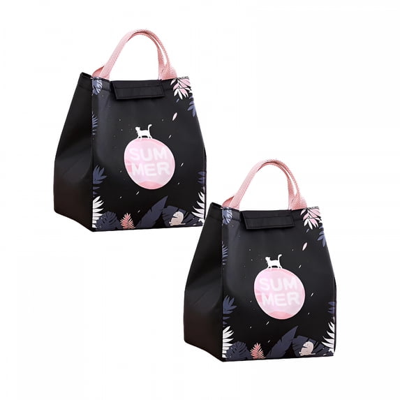 ACDANC Lunch Bag Cooler Bags Insulated for Travel Picnic Leak Proof Reusable Fresh School Beach Box Office 2Pcs