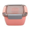 thumbnail image 1 of ACDANC Lunch Box Containers Mobile Partition Salad Lunch Container Double Layer Design Salad Container Pink, 1 of 1