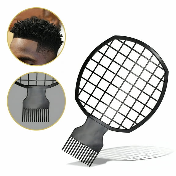 ACDANC Magic Twist Hair Coils Comb Tool, Afro Pick Hair Curl Sponge Brush