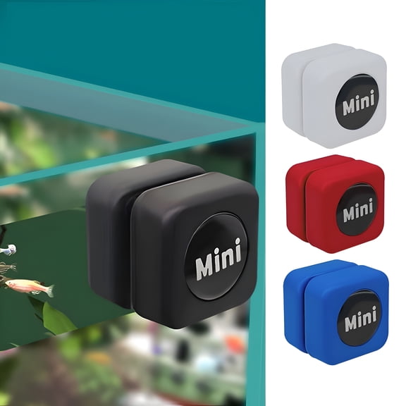 ACDANC Magnetic Aquarium Algae Scraper,Fish Tank Glass Cleaner Brush,Floating Small Algae Magnet Cleaning Tool Scrubber Brush Algae Remover for Aquarium Scrubber Brush