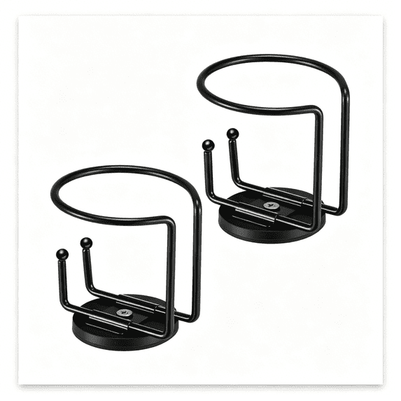 ACDANC Magnetic Cup Holder, Stainless Steel Beverage Rack, Drinkware ...