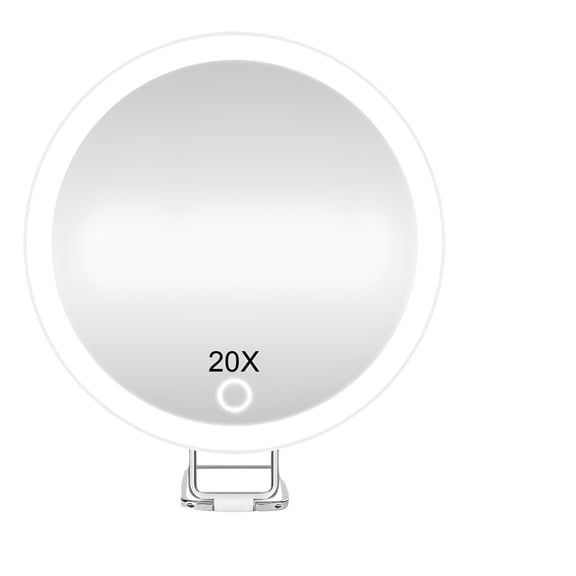 ACDANC Magnifying Mirror with Light 10X/20X/30X Dimmable Makeup Magnifying Mirror Suction Cup