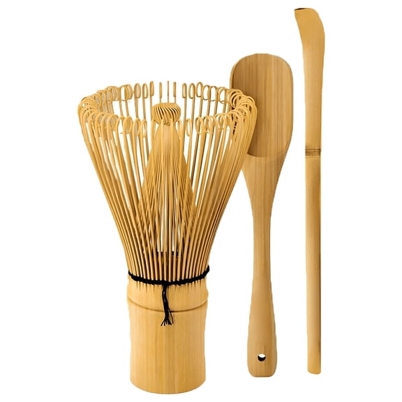 ACDANC Matcha Whisk Set Matcha Whisk Traditional Scoop Tea Spoon. Handmade From Natural
